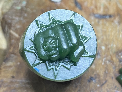 The SkullRingShop Logo Ring A Custom Ring Made from Our Own Icon