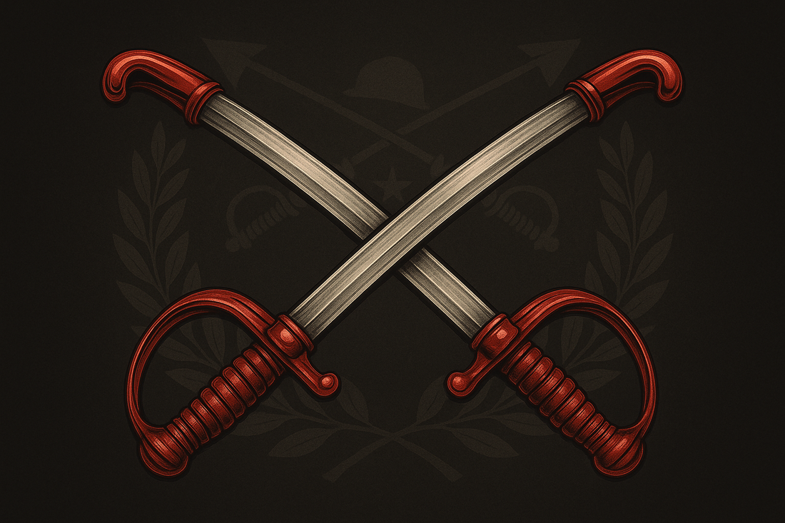 Crossed Sabers - Symbol of Cavalry Honor and Warrior Spirit