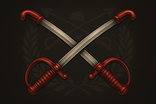 Crossed Sabers - Symbol of Cavalry Honor and Warrior Spirit
