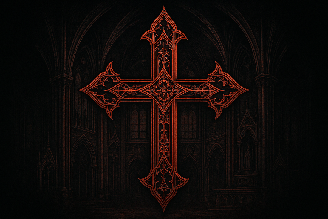 Gothic Cross - Symbol of Medieval Mysticism and Dark Spirituality