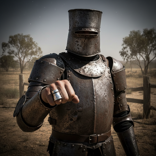 Ned Kelly Would've Loved This Sterling Silver Ring Made in His Honour