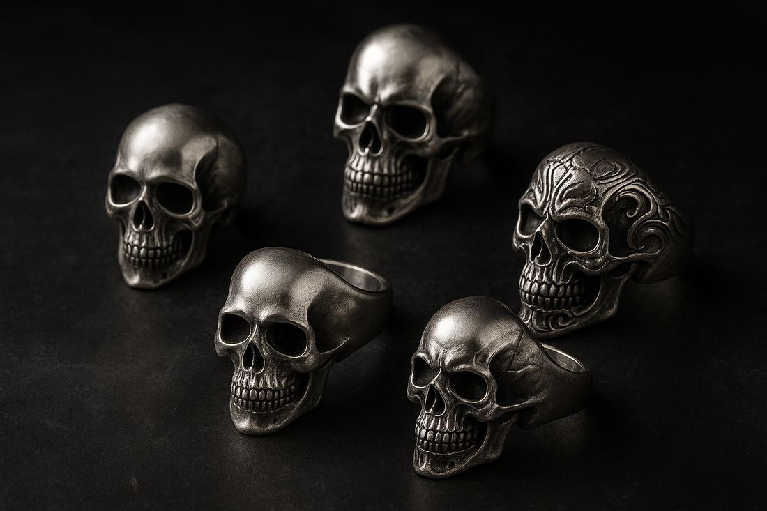 The Ultimate Guide to Sterling Silver Skull Rings: Where to Find the Best Men's Silver Skull Rings Online