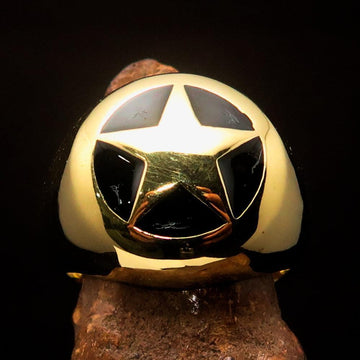 Brass Star Rings