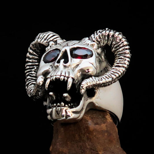 Good Devil Ring Devil Rings - Badass Gothic Jewelry Collection - SkullRingShop.com
