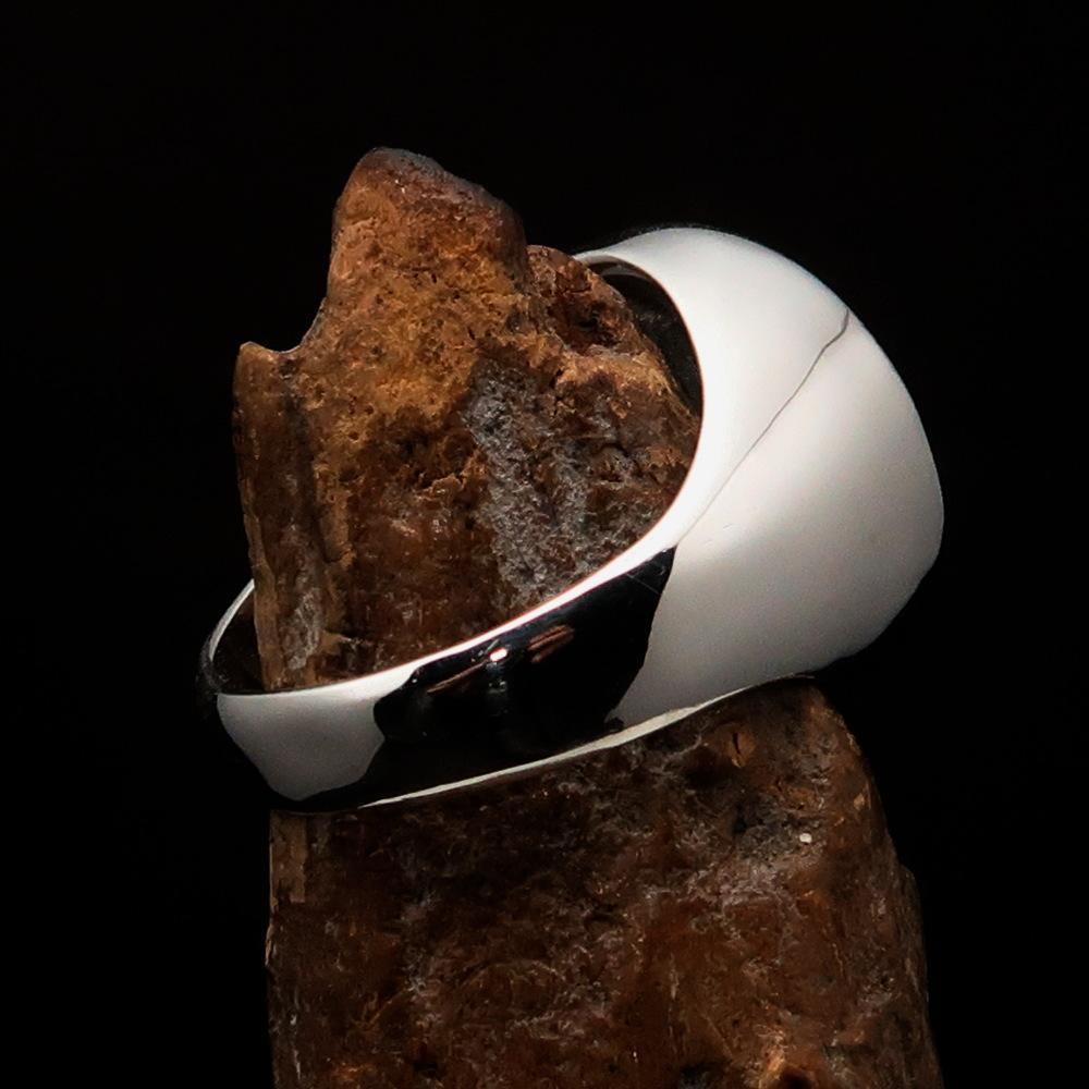 Perfectly crafted Men's Biker Ring Celtic Cross Black - Sterling Silver - BikeRing4u